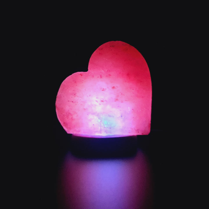 Himalaya USB Farbwechsellampe - Herz