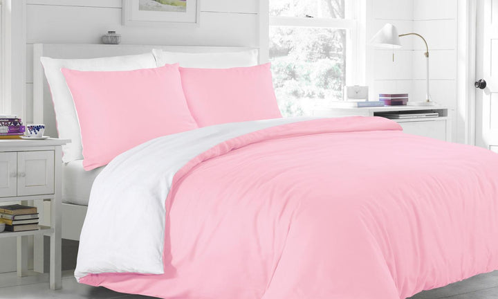Doppelseitige-Bettwäsche-Set Aus Baumwolle In Der Farbe Nach Wahl